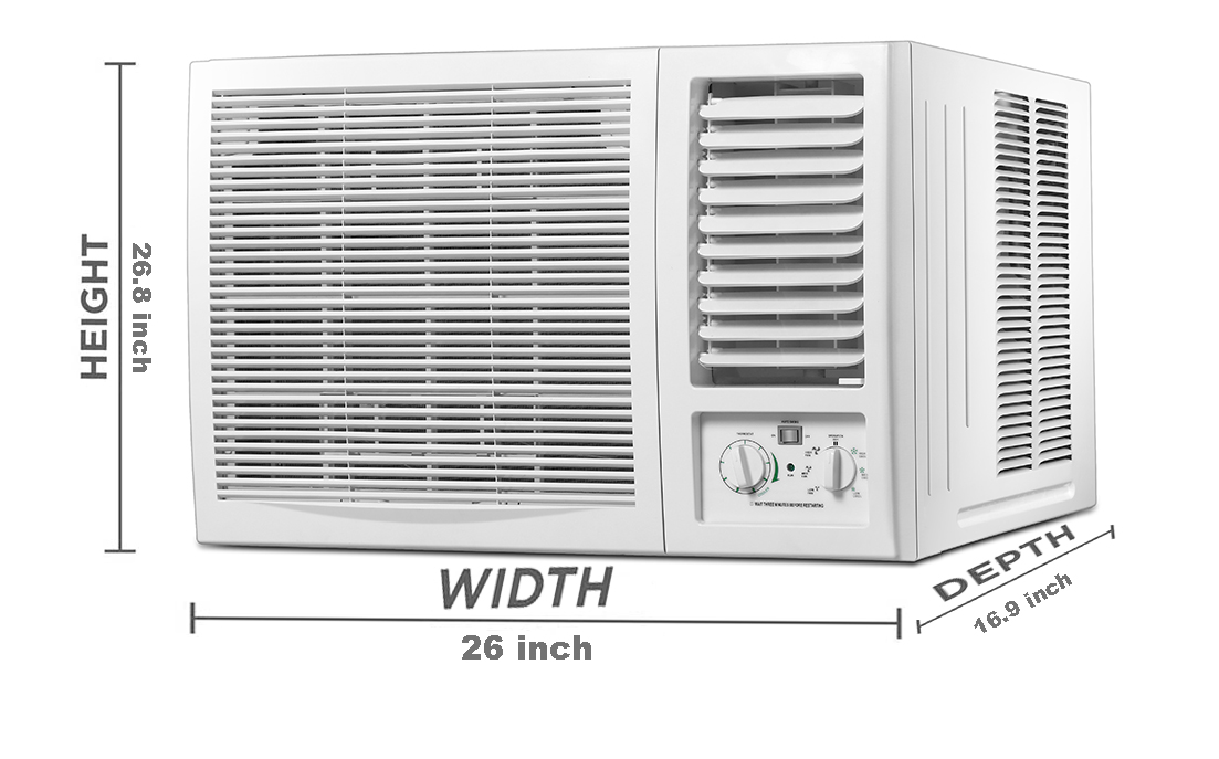 24000 Btu T1 T3 R410 Inverter Heat And Cool Quietest Window Unit Air Conditioner Sale